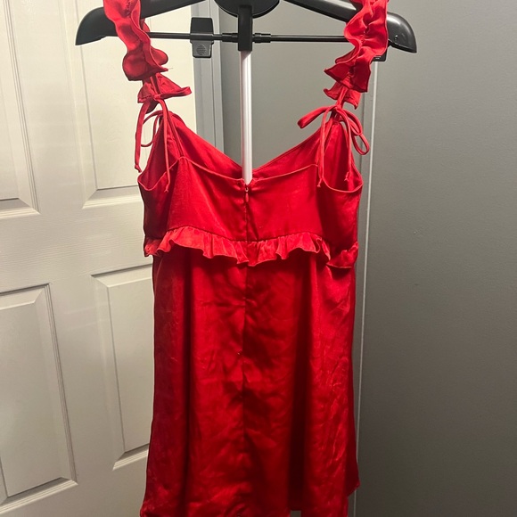 Wild Fable Scarlet Ruffle Mini Dress - Picture 2 of 3
